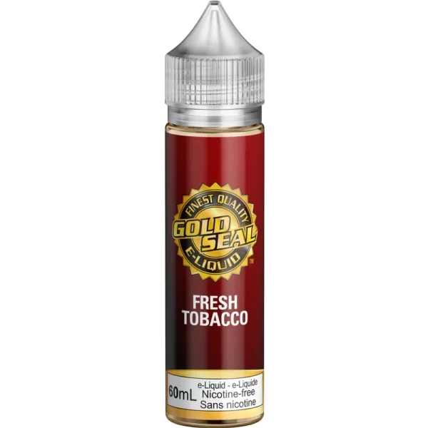 Discover the strong taste of tobacco with Gold Seal. No fruity or sweetness only tobacco with Gold Seal up to 18 mg ! Get yours now on Only Vape